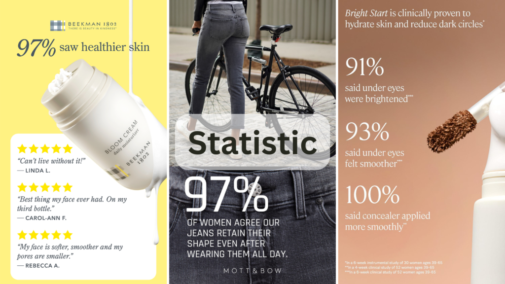 Contoh copywriting iklan - statistik